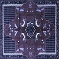 thumbnail image 1 of Ahgly Company Indoor Square Persian Blue Traditional Area Rugs, 4' Square, 1 of 4