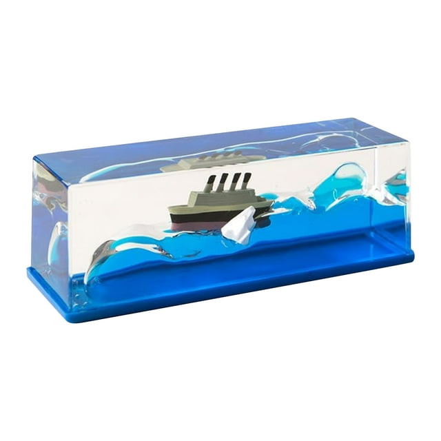 Ltdhehe Aimery Cruise Drift Bottle Unsinkable Boat In A Box Cruise Drift Bottle Unsinkable Cruise Toy Model Decor For Desk Decor Display Cases And Gifts 160ml