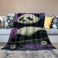 thumbnail image 2 of Orinice Panda Blanket Ultra Soft Panda Throw Blanket Cozy Lightweight Panda Gifts for Panda Lovers for Kids Adults  60x80in, 2 of 6