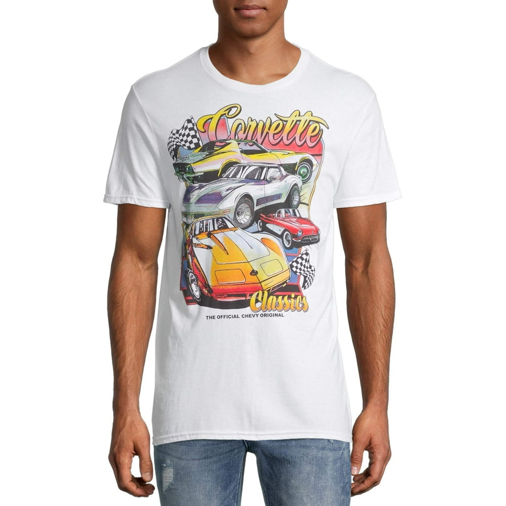 Chevrolet - Corvette Chevy Original Men's and Big Men's Graphic T-shirt