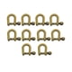 thumbnail image 4 of 10x hebillas de , pasadores de tornillo, sujetadores, llave de grillete, Clips de pulsera de Metal Chian, anillos en D para manualidades, , Bronce, 4 of 8