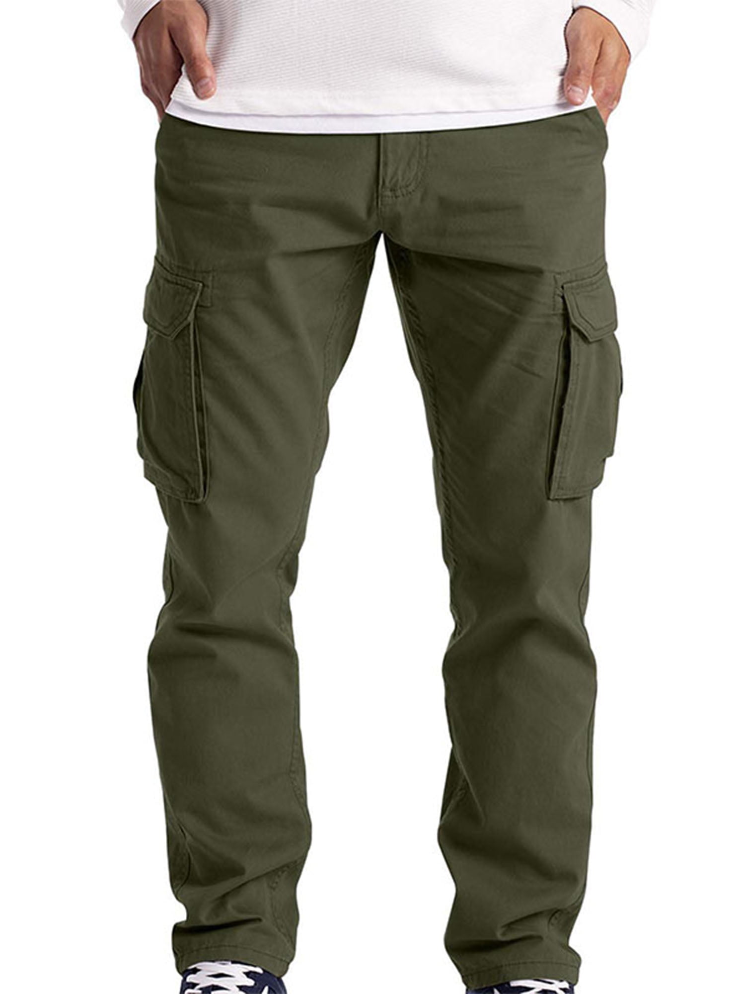 Fseason-Men Trousers Straight-Fit Outdoor Premium Select Tactical Pants 