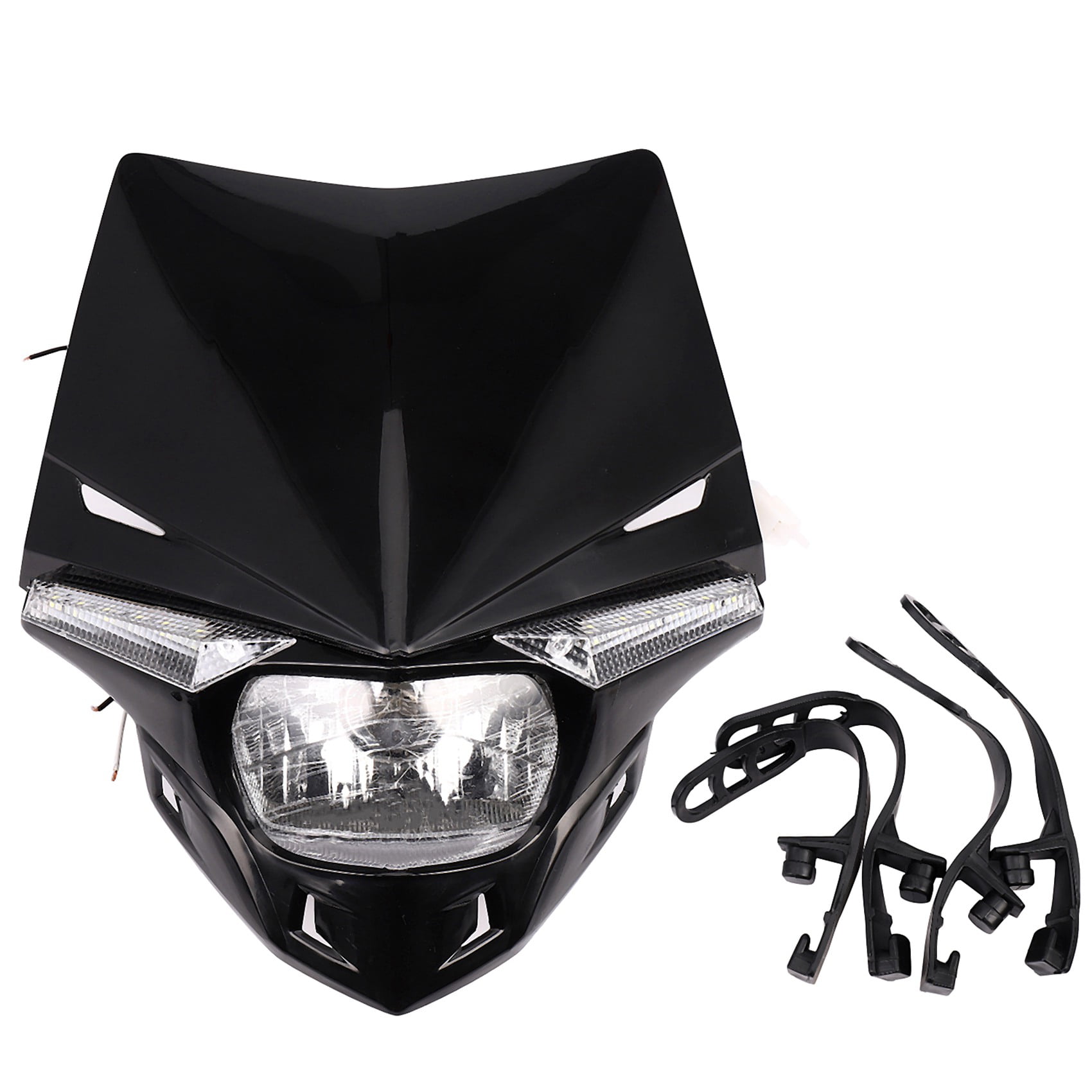 Universal Motocross Enduro Motorcycle Front Headlight Rubber Strap Band 