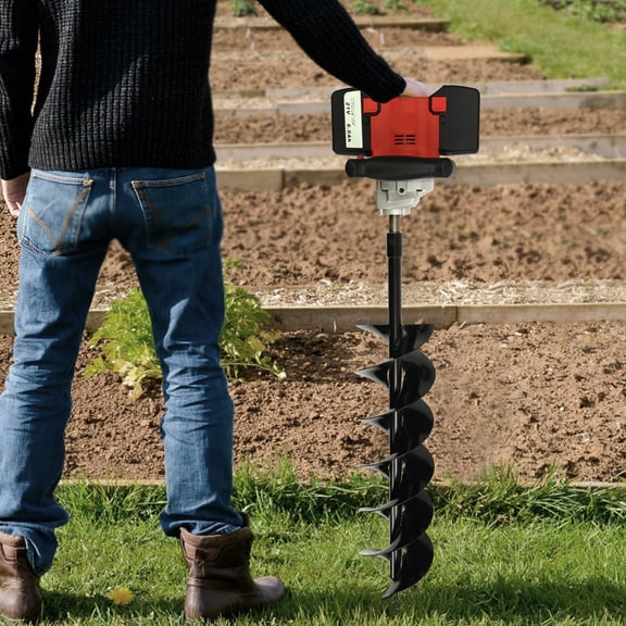 Home Construction 2000w Electric Post Hole Digger W/ 6" Bit Auger Digging Drill