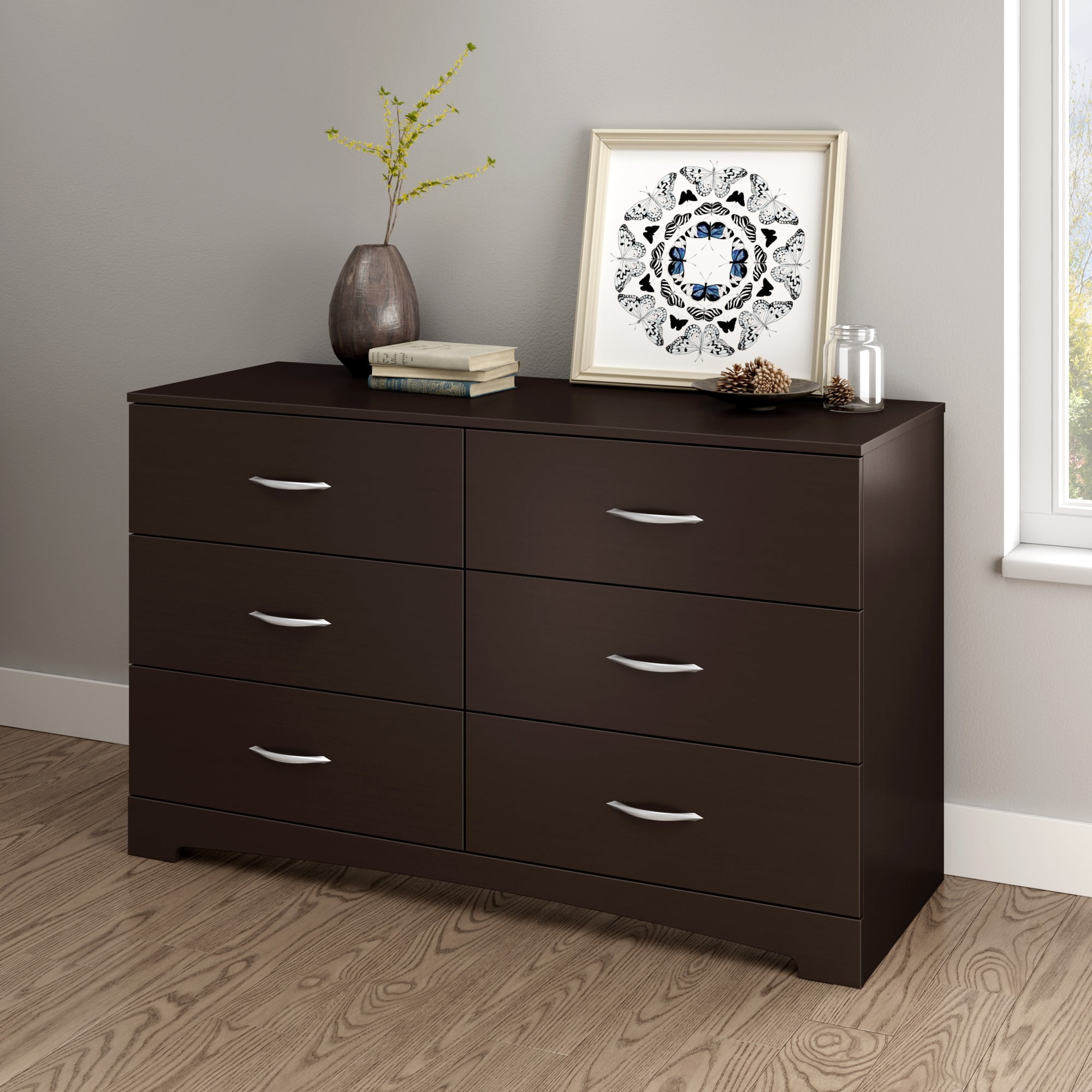 South Shore SoHo 6Drawer Double Dresser, Multiple Finishes