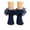 Navy, variant on Fozruso Ankle Socks for Girls Lace Dress Crew Socks Kids Girls Socks for Back-to-School,Blue,L