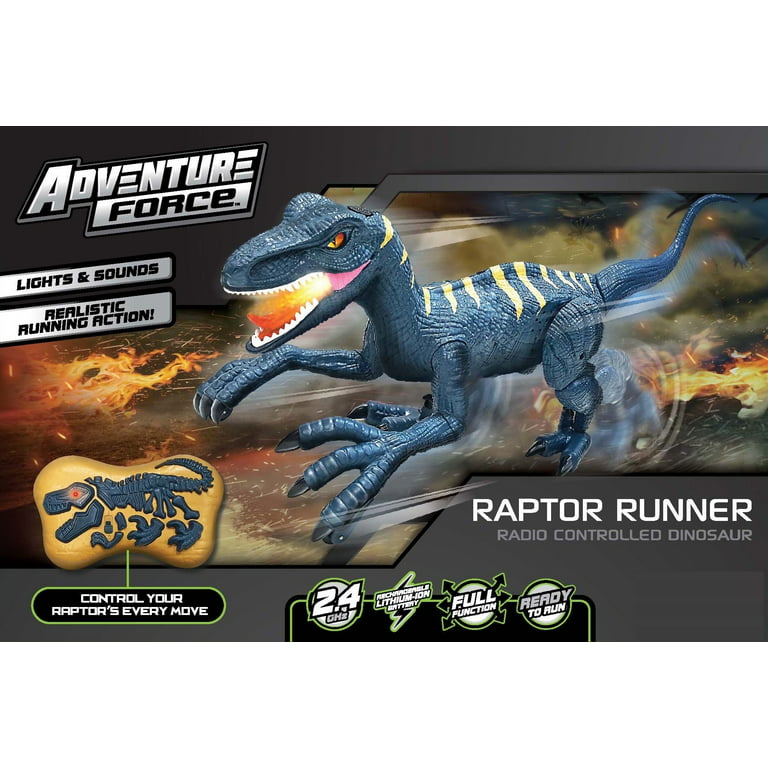 Adventure Force Raptor Runner Radio-Controlled 2.4G Dinosaur 