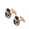 thumbnail image 2 of Spotted Dog Men's Stainless Steel Shirt Cufflinks Set - Suitable for Formal Attire - Ideal for Business Meetings and Special Occasions, 2 of 6