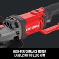 thumbnail image 4 of Amoladora angular CRAFTSMAN V20* CMCG400B 11 cm 8,500 RPM, 4 of 9
