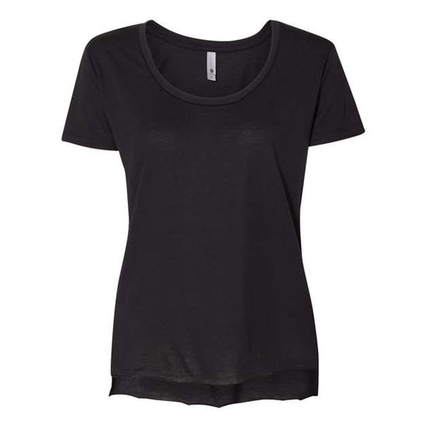 Next Level Womens Festival Scoop (5030), negro, pequeño Ropa de siguiente nivel 5030