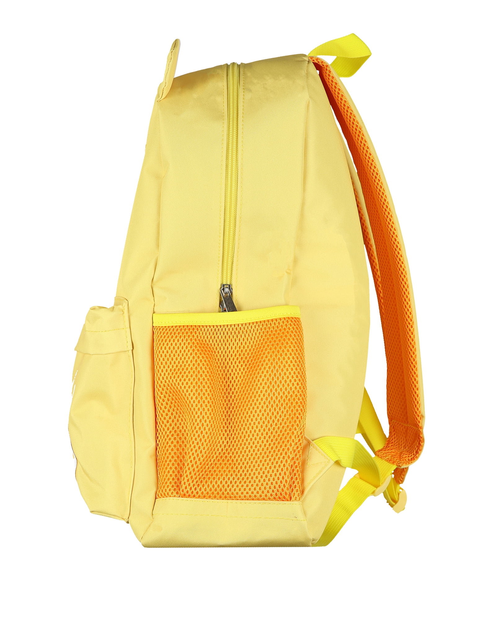 Care Bears Backpack Funshine Bear Embroidered Design 18" Bookbag with 3D Ears