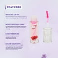 thumbnail image 3 of Flower Lip Oil, Deep Moisturizing Improve Cracking 0.13oz Color Changing Lip Gloss Oil  For Lip Care, 3 of 8