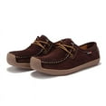 thumbnail image 3 of Big Size Women's Casual Loafers Leather Shoes Lightweight Casual Walking Shoes Female Moccasins Classic Penny Loafer Flats Boat Shoes, 3 of 13