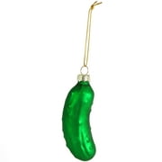 Ornativity Christmas Pickle Tree Ornament - Traditional Glass Blown Green Hanging Pickle Ornaments
