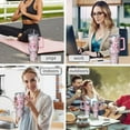 thumbnail image 7 of Pink Breast Cancer Tumbler with Handle and Lid,40oz Double Wall Vacuum Insulated Tumbler,Cups Gift for Women and Men, 7 of 7