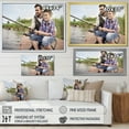 thumbnail image 4 of Designart "Pursuit Of The Hunter'S Catch II" Hunting & Fishing Floater Framed Wall Decor, 4 of 5
