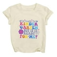thumbnail image 5 of Shirts for Girls Print Back to School Shirt School Tee Kindergarten Shirts for Girls Kids T Shirt Children Z0B-Beige, 160, 5 of 5