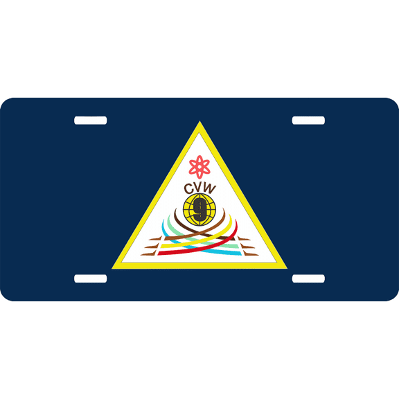 Carrier Air Wing 9 License Plate