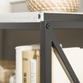 thumbnail image 6 of Frisco X-frame Slate Grey Bookcase by River Street Designs, 6 of 15