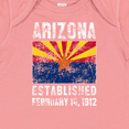 thumbnail image 4 of Inktastic Established February 14, 1912 Arizona Flag Boys or Girls Baby Bodysuit, 4 of 5