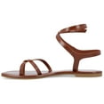thumbnail image 3 of Journee Womens Charra Buckle Flat Sandals, 3 of 10
