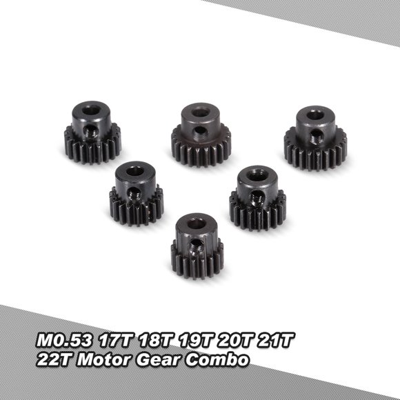 ZD Racing M0.53 17T 18T 19T 20T 21T 22T Metal Pinion Motor Gear for 1/10 RC Car Truck