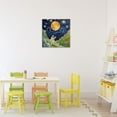 thumbnail image 3 of Stupell Industries Contemporary Impressionist Astronaut in Space Canvas Art, 17 x 17, by Angie Hawke, 3 of 8