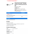 thumbnail image 2 of Front Left Lower Forward Control Arm and Ball Joint Assembly - Compatible with 2003 - 2009 Mercedes-Benz E320 RWD 2004 2005 2006 2007 2008, 2 of 2