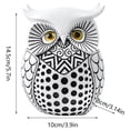thumbnail image 3 of Desktop ornament,Resin Owl Decoration Resin Mini Owl Decoration Mini Handmade Statue Decoration Animal Character Decorations For Bedside Tables Fireplace Shelves Bookshelves And Cabinets, 3 of 7