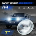 thumbnail image 2 of 7-Inch LED Headlights - DOT Approved, Hi/Lo Beam, Compatible with Jeep Wrangler, Chevy, and Miata - Plug and Play, 2 of 11
