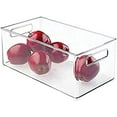 thumbnail image 6 of HLL 6 x Clear Organizer Storage Bin with Handle Compatible with Kitchen I Best Compatible with Refrigerators, Cabinets & Food Pantry - 10" x 5" x 6", 6 of 7