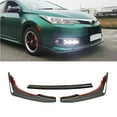 thumbnail image 3 of Car Front Bumper Lip Splitter Diffuser Spoiler Body Kit For Toyota Corolla 2018 Bumper Guard Cover Protector Car Accessories, 3 of 6