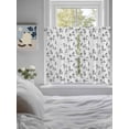 thumbnail image 4 of Kitchen Curtains 54 Inches length, Black Horse Window Treatment Curtain Drapes, Watercolor Vintage Animals Thermal Insulated Drapes for Basement Hotel RV, 42"x54", 2 Panels, 4 of 7