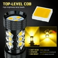 thumbnail image 6 of LED Fog Light Bulbs Kit 9006 HB4 3000K Golden Yellow 2x for Lexus GS300 1998 1999 2000 2001-2006, 6 of 12