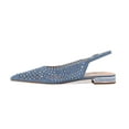 thumbnail image 3 of Lady Couture EMMY Multi Jewels Flat Slingbacks, Blue Denim, 9, 3 of 5