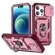thumbnail image 1 of Funda deslizante con soporte de anillo magnético para iPhone, protección de lente de cámara, cubierta a prueba de golpes para iPhone 14, 13, 12, 11 Pro Max, Mini, X, XR, XS, 7, 8 Plus, SE Fivean unisex, 1 of 2