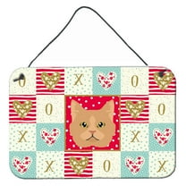 Carolines Treasures CK5160DS812 Selkirk Rex Cat Love Wall or Door Hanging Prints 8x12 multicolor