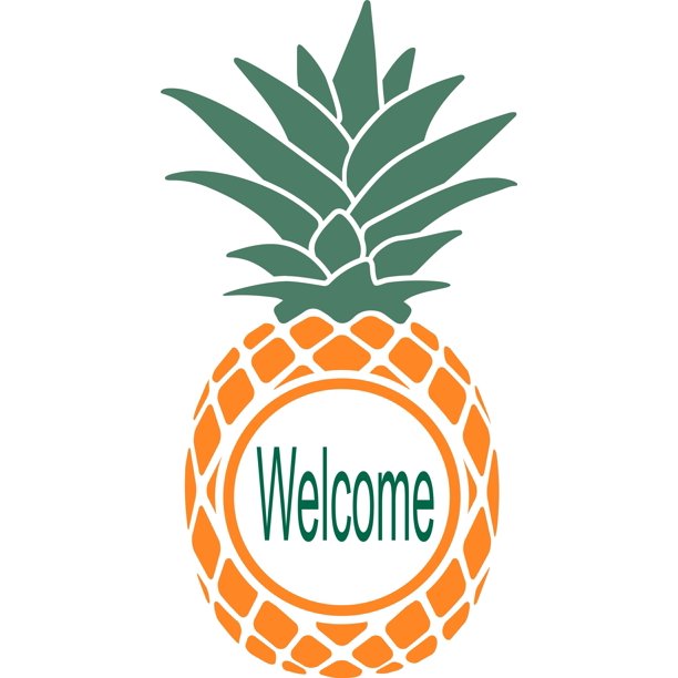 Pineapple Design Home Customized Wall Decal Custom Vinyl Wall