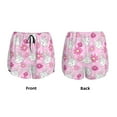 thumbnail image 4 of Disketp Sunflower Rabbit Print Women's Shorts Workout Shorts for Athletic Gym Running Shorts with Phone Pockets XX-Large, 4 of 8