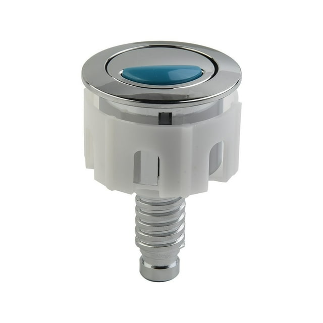 Dual Flush Toilet Kit Plastic Adjustable Top Push Button Toilet Tank Button Replacement for Most Dual Flush Toilet with 38-49mm Hole in the Cistern Lid