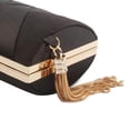 thumbnail image 7 of Ladies Bag, Elegant bag with chain Clutch Handbag Wedding Party Evening Bag Black, 7 of 7