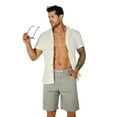thumbnail image 2 of FEDTOSING Mens Casual Shorts Stretch Drawstring Summer Beach Shorts with Pockets, 9 inch Inseam, Sizes 30-38, 2 of 6