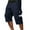 693#Dark Blue, variant on BRDFRL Men's Below Knee Long Shorts Lightweight Cargo Capri 3/4 Multi Pockets Hiking Brown 2XL
