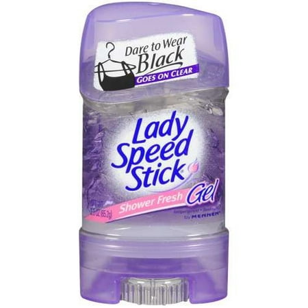 Lady Speed Stick Antiperspirant Deodorant, Shower Fresh, Gel - 2.3 oz