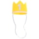 thumbnail image 1 of KAKOWELY 1 gorro de fiesta creativo para niños de un año, gorro de cumpleaños para bebé, adorable tocado para fiesta, suministros para fiesta (naranja), 1 of 4