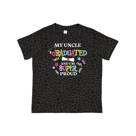 

Inktastic My Uncle Graduated and I m Super Proud Gift Toddler Boy or Toddler Girl T-Shirt