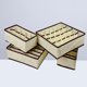 thumbnail image 4 of Caja de almacenamiento para sujetadores, ropa interior, calcetines, bufandas, armario, cajón, organizador plegable (blanco cremoso), 4 unidades, 4 of 5
