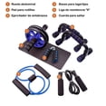 thumbnail image 3 of Set 5 en 1 rueda abdominal doble y accesorios Abdominales Abs Wheel Entrenamiento Rojo, 3 of 5