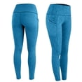 thumbnail image 6 of StSilkitty Girls Athletic Leggings Solid Color High Waist Stretch Yoga Dance Pants Lightweight Breathable Trousers with Pockets, 6 of 9