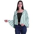 thumbnail image 1 of Moomaya Cardigan Boléro Imprimé Ouvert à l'Avant à Manches Évasées Longues Vêtements d'Été pour Femmes, 1 of 1
